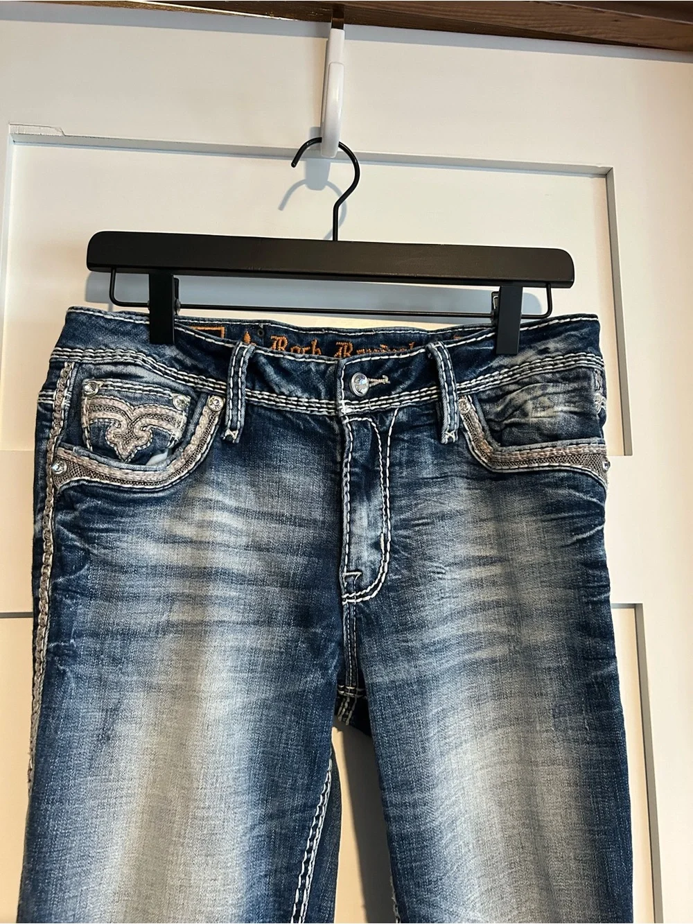 Rock Revival Crimson mid-rise jeans straight Size 29